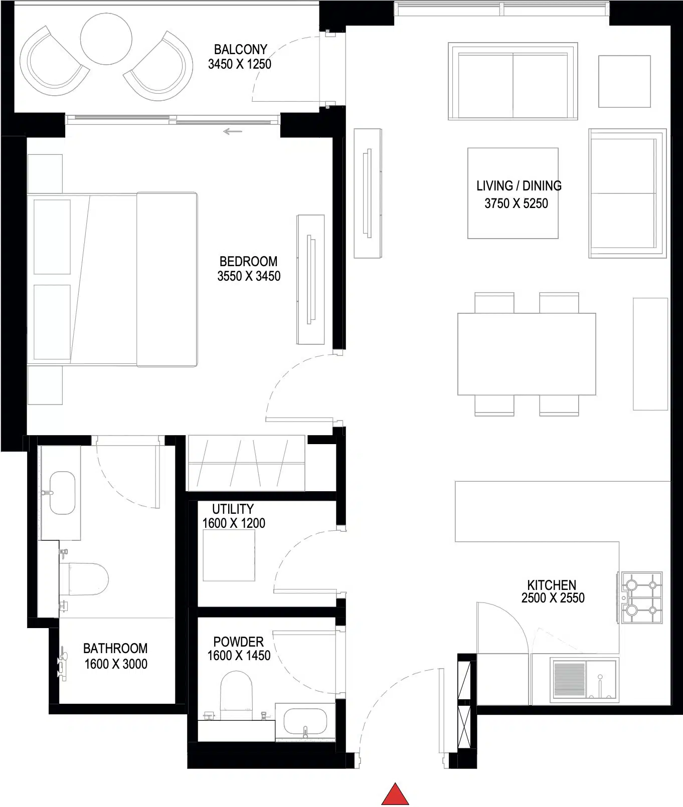 1Bed