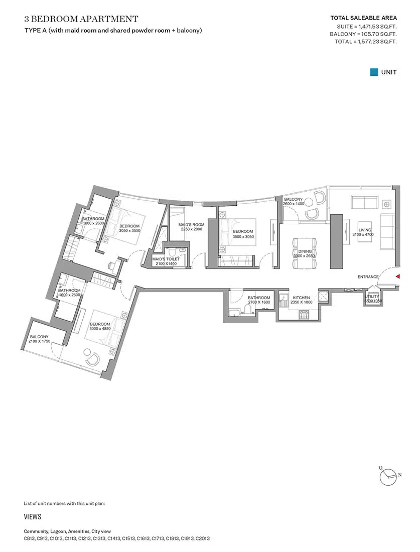 3 Bedroom